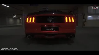 Ford Mustang GT V8 MK6 w/ ARMYTRIX Valvetronic Exhaust l Open & Closed Valve Comparison and Fly-bys!