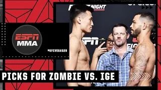 #UFCVegas29: Korean Zombie vs. Dan Ige Picks | UFC Pre-Show