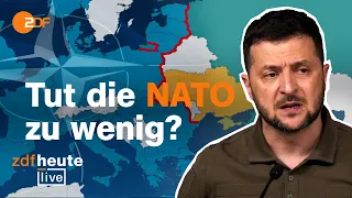 Zoff um Ukraine-Beitritt: Militärexperte Gressel zu NATO-Gipfel | ZDFheute live