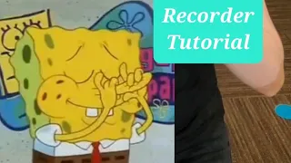 How to Play SpongeBob on the Recorder- Tutorial