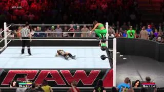 WWE 2K15 Brie Bella & Nikki Bella vs. A.J. Lee (PS4)