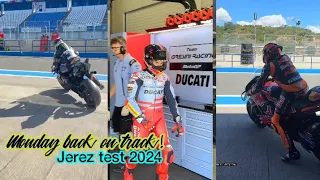 Box and run ! Monday back on the circuit | 2024 Jerez test mid season