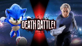 DEATH BATTLE SONIC THE HEDGEHOG VS QUICKSILVER (SEGA VS MARVEL FAN TRAILER)#deathbattle #trending