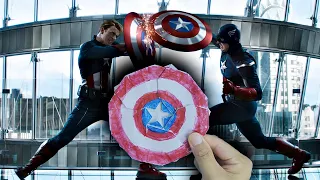 Captain America turns the shield, learn that you are a superhero!【Paper Feijun】