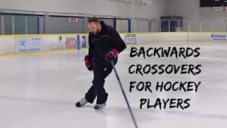 BACKWARDS CROSSOVERS FOR HOCKEY PLAYERS