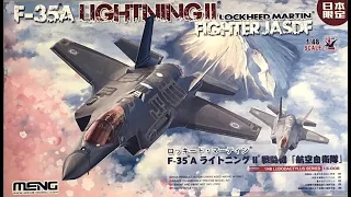 F-35A Lightning II : Meng Models : 1/48 Scale Model : In Box Review