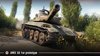 AMX 30 1er prototype | Классическая Прохоровка (9566 dmg)