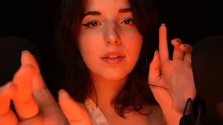 ASMR Tongue Clicks & Hand Movements (Ear to Ear)