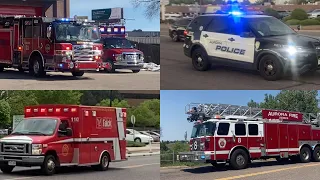 Colorado Fire, EMS, Police Responding Compilation 2023