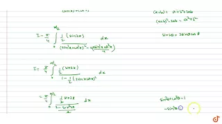 `int_0^(pi/2) (xsinxcosx)/(cos^4x+sin^4x) dx=`