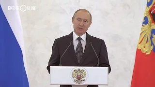 Владимир Путин произнес тост за героев Отечества