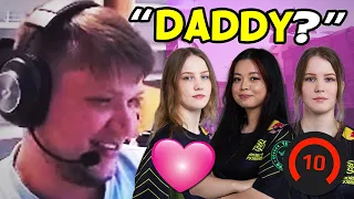 "NiP GIRLS CALL S1MPLE DADDY?" 😳 - s1mple Plays Level 10 FACEIT w/ Female NiP (Impact) | S1MP MODE!?