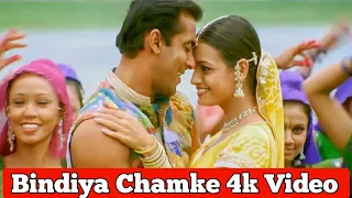 Bindiya Chamke Choodi Khanke | Salman Khan, Diya Mirza, | 4k Video Song | Alka Yagnik, Sonu Nigam