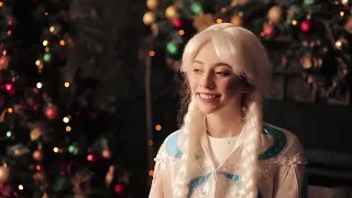 Видео поздравление Деда Мороза и Снегурочки для двух девочек. онлайн дед мороз поздравление