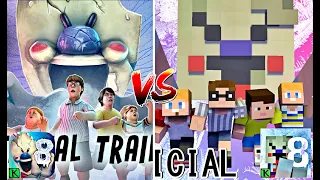 ICE SCREAM 8 TRAILER ORIGINAL VS MINECRAFT