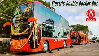 INDIA'S FIRST ELECTRIC AIR CONDITIONED DOUBLE DECKER BUS (EiV 22) | SWITCH MOBILITY