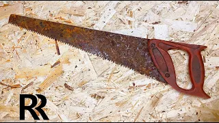 Tool restoration | Old hand saw from USSR