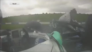 F4 British Championship 2017  Race 3 Donington Park  Billy Monger Horrifying Crash   YouTube