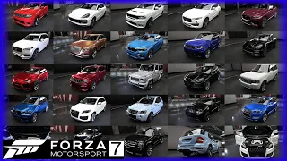 Forza Motorsport 7 Top Fastest SUV | All SUV - Stock Top Speed Battle