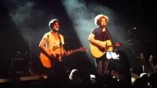 "Holding back the fire" Michael Schulte und Max Giesinger in München/ Backstage