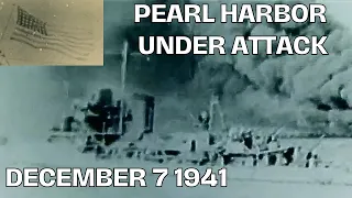 Rare Footage of the Attack on Pearl Harbor December 7 1941