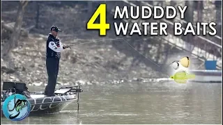 Top 4 Muddy Water Lures for Bass Fishing in Pre-Spawn | Dirty Water Tips