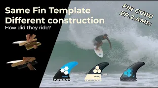 Fin Guru Futures Al-Merrick 1 - Same Template, Different Construction // Will they ride differently?