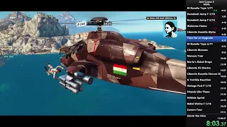 Just Cause 3 100% DLC single segment speedrun RTA 11:26:16