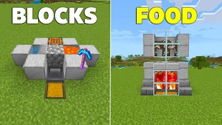 7 MINI Farms for Beginners in Minecraft Bedrock 1.18!