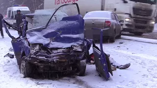 22.01.18. ДТП на 25 км. автодороги «Ижевск-Воткинск» (Завьяловский район)