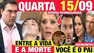 Amores Verdadeiros Quarta Feira 15/09/21 Capítulo 158 Últimos Completo de Amores Verdadeiros