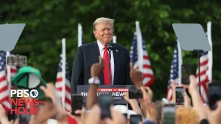 WATCH: Trump speaks at campaign rally in heavily Democratic, majority Hispanic area of the Bronx