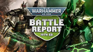 Deathwatch vs Necrons Warhammer 40k 10th Edition Battle Report Ep 58