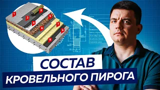 Из чего состоит КРОВЕЛЬНЫЙ ПИРОГ? Лучшие материалы для качественной плоской кровли