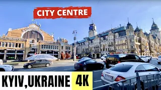 KYIV, UKRAINE 🇺🇦 [4K] CITY CENTRE Walking Tour — Lva Tolstogo to National Opera of Ukraine