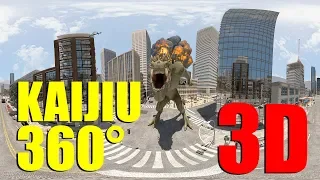 Kaiju monster 360 VR