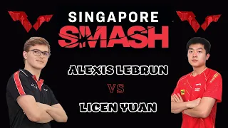 Alexis Lebrun vs Yuan Licen (Singapore Smash 2023)