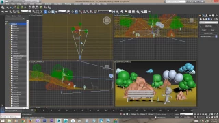 Cartoon Style Render in 3ds max: Part 2-1_Camera & Light