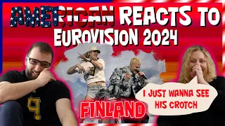 American reacts to Eurovision 2024 | FINLAND | Windows95man - No Rules