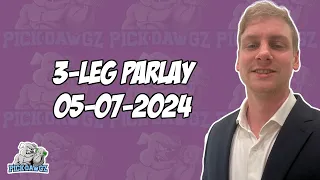 3-Leg Parlay For Tuesday 5/7/24 | NBA Picks | MLB Picks