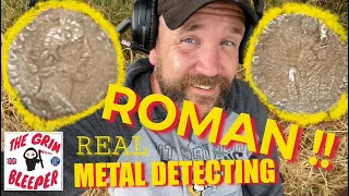 WOW FOUND MY NICEST ROMAN COIN TODAY REAL METAL DETECTING!!