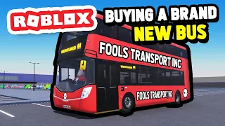 Buying a BIGGER BUS For MY COMPANY in Roblox Croydon The London Transport Game