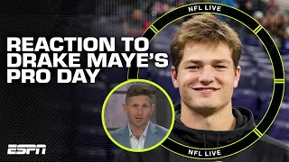 Drake Maye's Pro Day was 'very encouraging!' - Dan Orlovsky likes what he sees | NFL Live