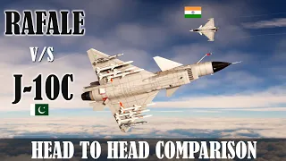 Indian Defence News: Rafale VS J 10C Dogfight Who will win..? (Head-Head Comparison) in Hindi