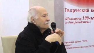 Владимир Зельдин. Пресс-конференция в Казани