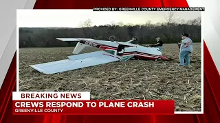 Small plane crashes in Travelers Rest