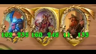 Ysera Golden Kalegos and Golden Brann Golden Hunter Hearthstone Battlegrounds