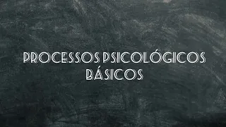 Sensação e Percepção - Processos Psicológicos Básicos