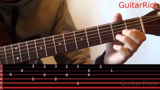 Yiruma River flows in you (Сумерки) соло перебор, видео разбор на гитаре 1/3часть