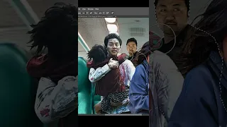 Train To Busan, so many zombies behind me 😳 #photoidea